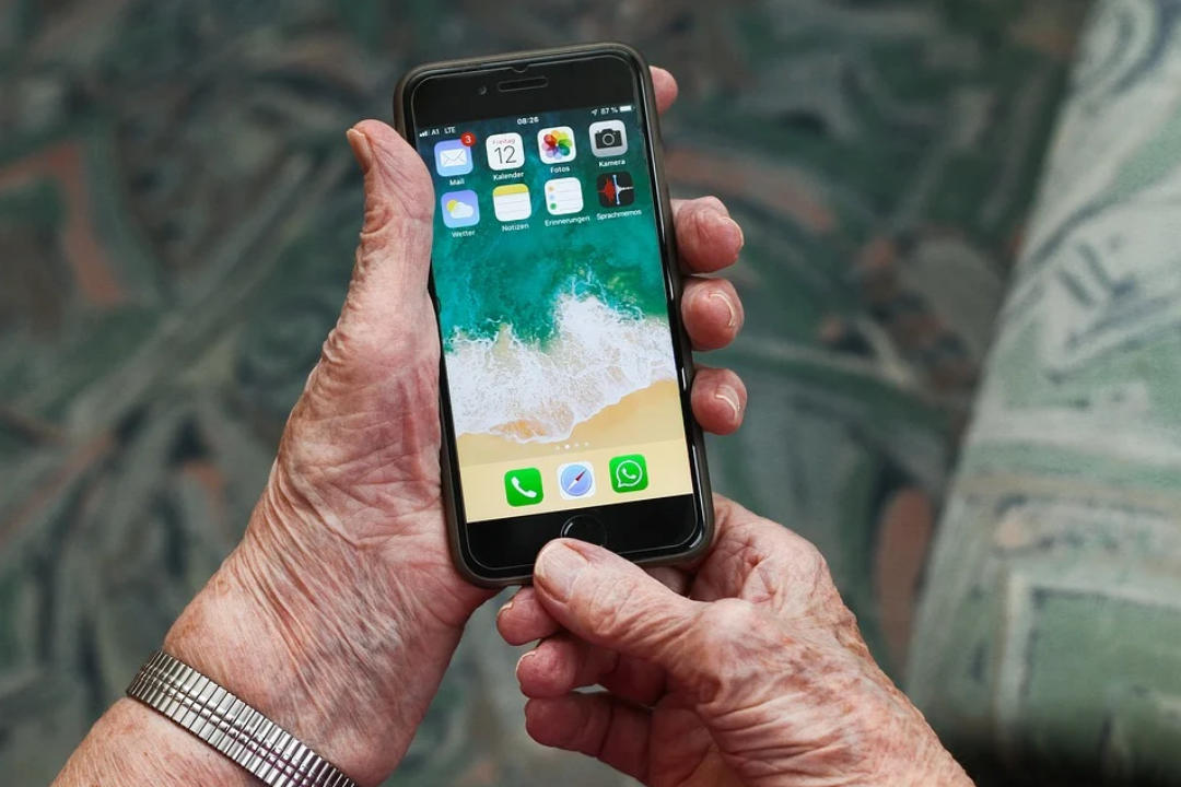 Smartphone in der Hand