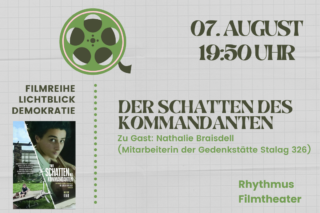 Filmreihe „Lichtblick Demokratie“: „Der Schatten des Kommandanten“