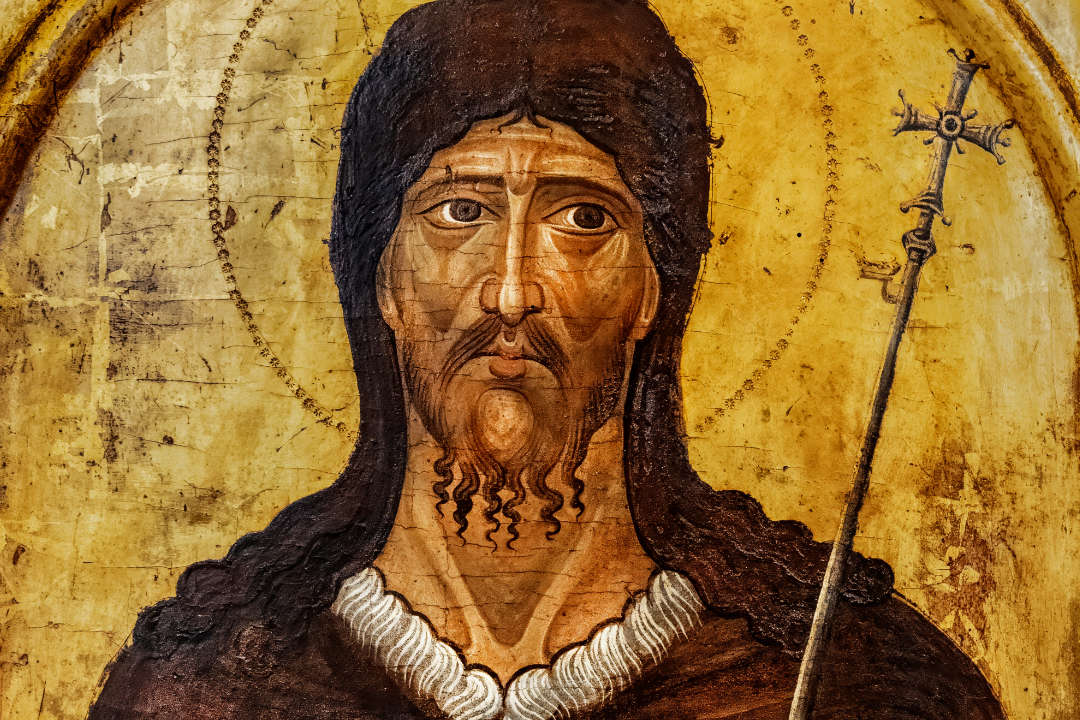 Griechische Ikone des Apostels Andreas