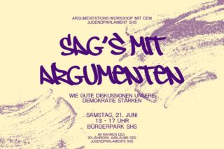 Workshop – Sag’s mit Argumenten