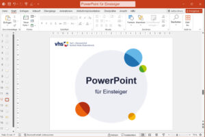 PowerPoint Screenshot einer vhs-Präsentation