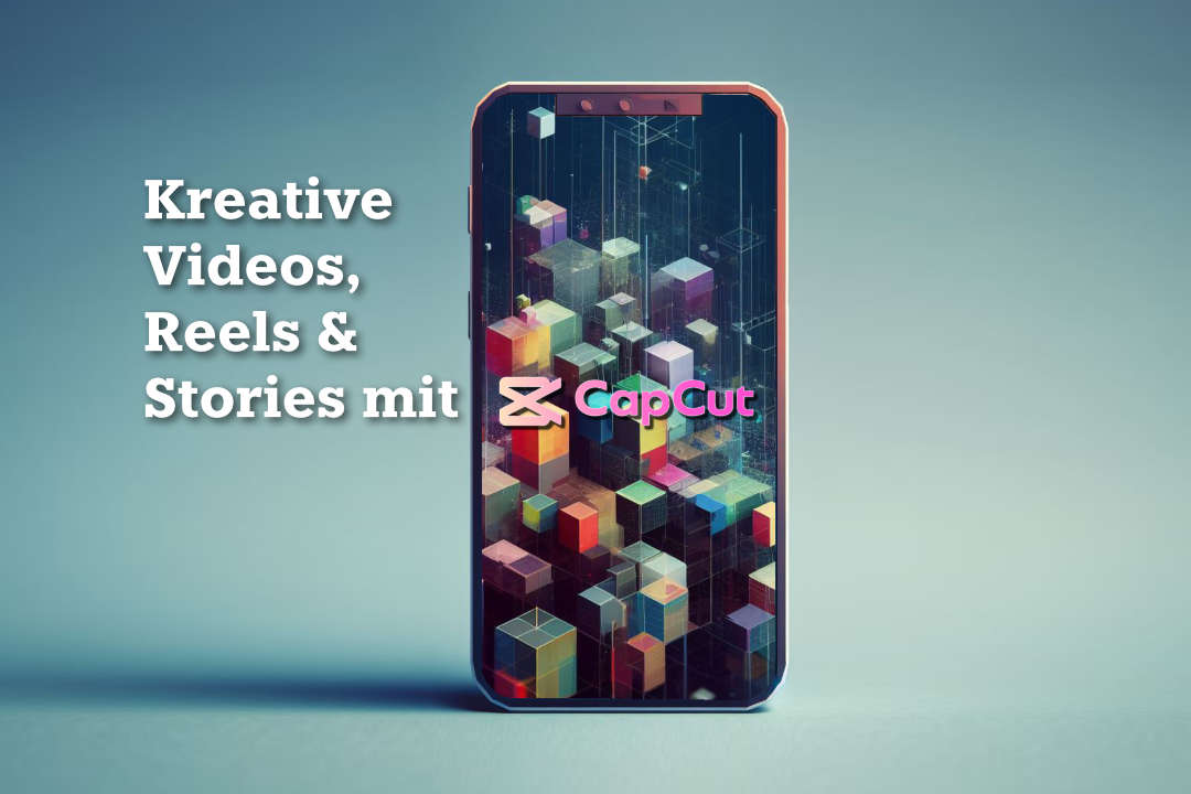 Smartphone mit CapCut-Icon