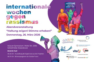 Abendveranstaltung „Haltung zeigen! Stimme erheben!“